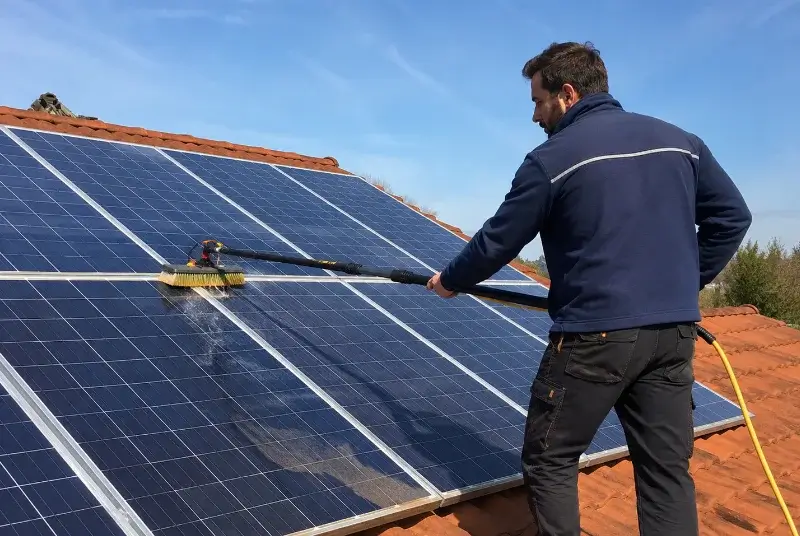 Nettoyage et entretien de panneaux solaires à Gout-Rossignol